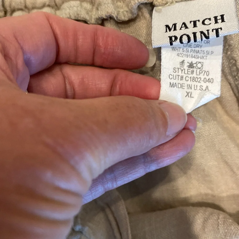 Match Point Linen Pants - Picture 3 of 3